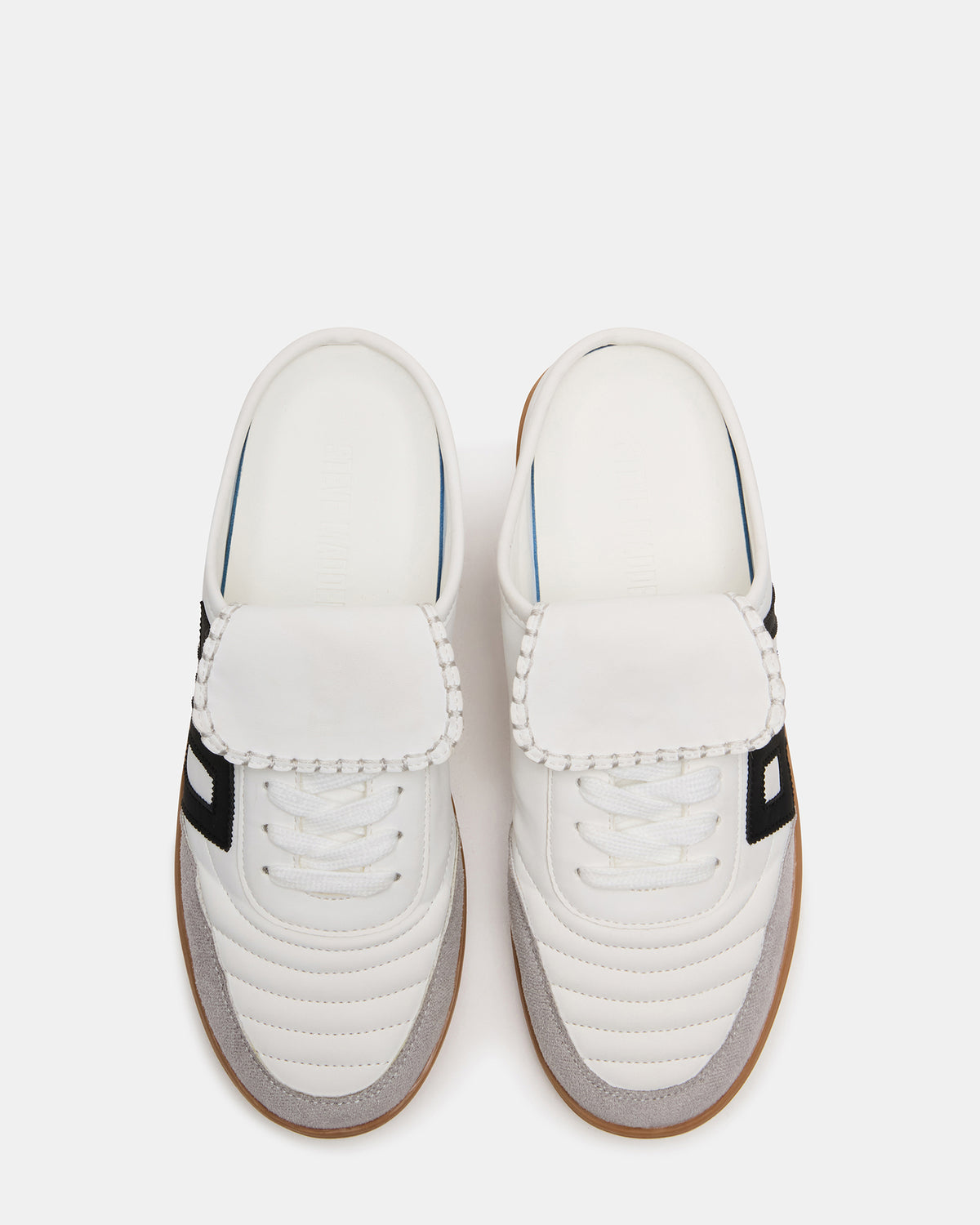 NOSTALGIC White Multi Women's Low-Top Slip-On Mule Sneaker Steve Madden WHITE MULTI