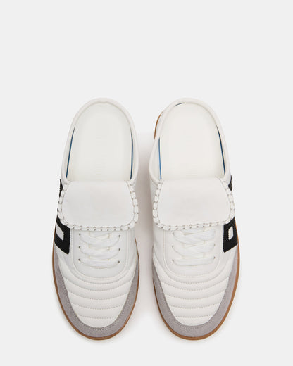 NOSTALGIC White Multi Women's Low-Top Slip-On Mule Sneaker Steve Madden WHITE MULTI