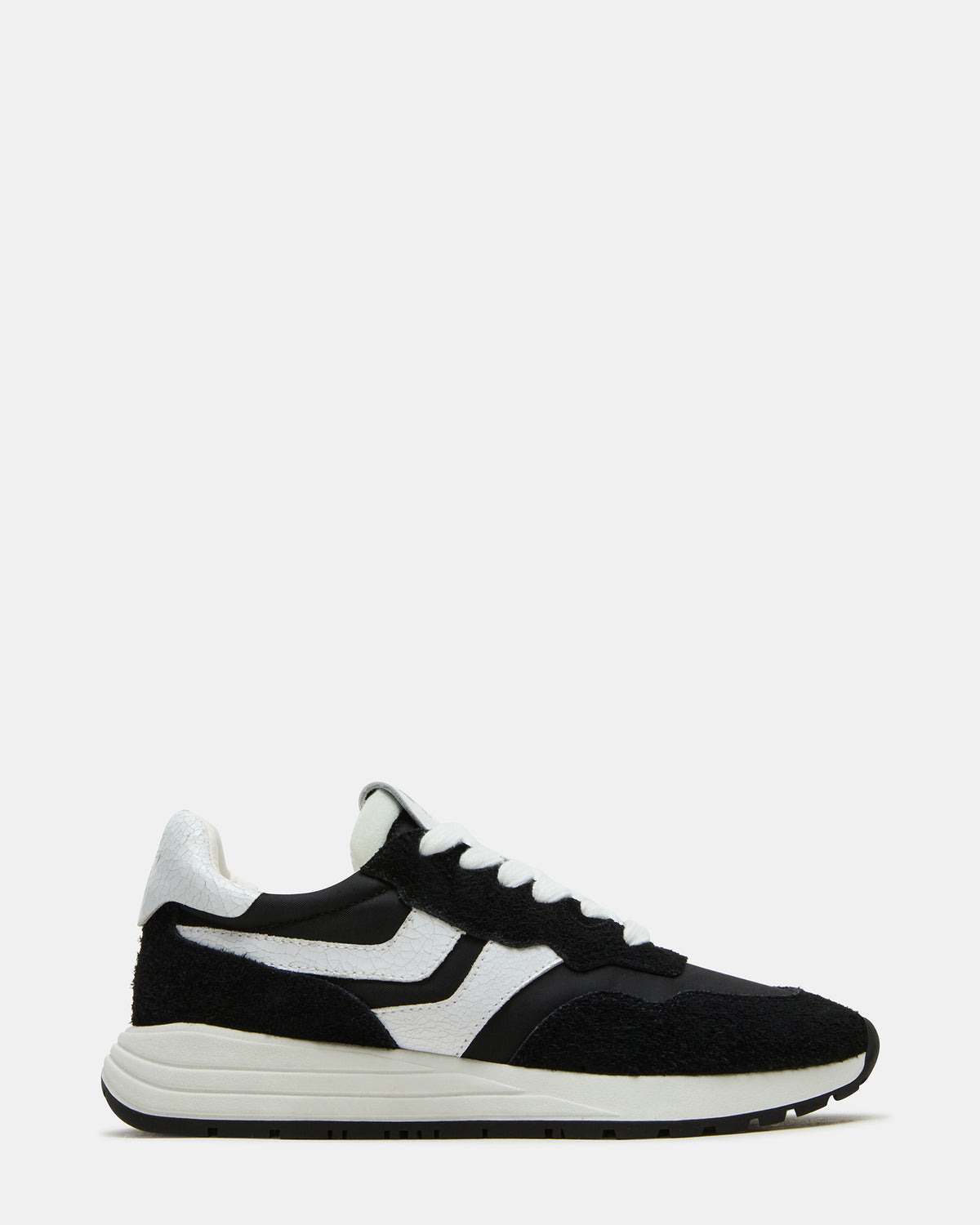 BURST Black Multi Women's Low-Top Lace-Up Sneaker Steve Madden BLACK MULTI