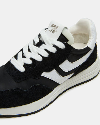 BURST Black Multi Women's Low-Top Lace-Up Sneaker Steve Madden BLACK MULTI