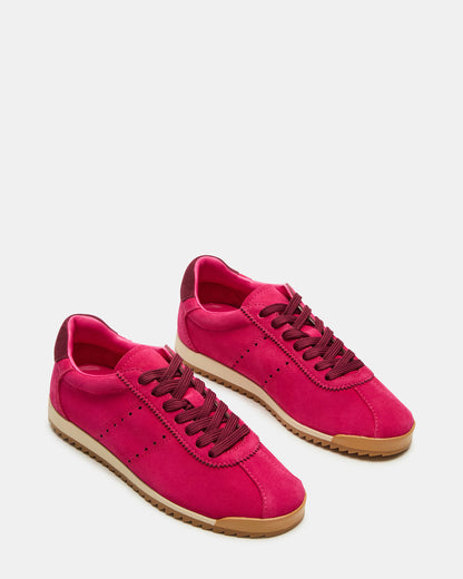 MIRAGE Hot Pink Low-Top Sneaker | Women's Sneakers Steve Madden HOT PINK
