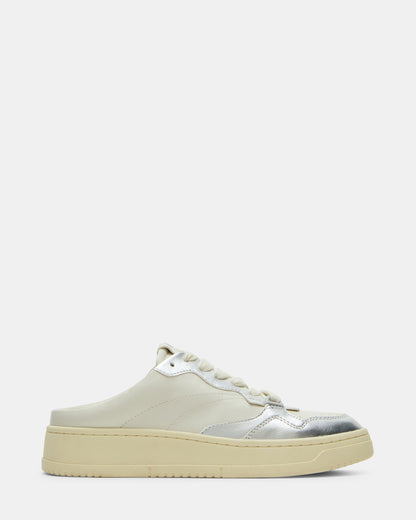 JENSEN Silver Multi Slip-On Low-Top Mule Sneaker | Women's Sneakers Steve Madden SILVER MULTI