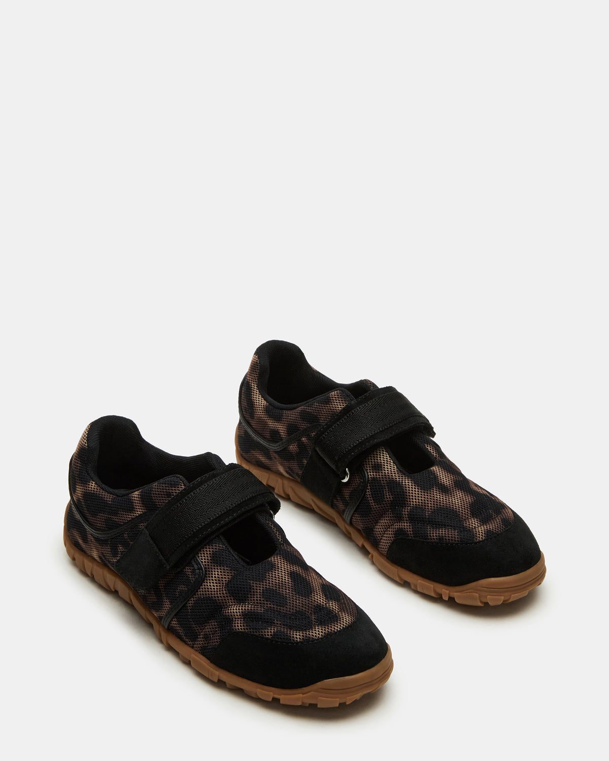AGILITY Leopard Velcro Women's Mary Jane Low-Top Sneaker Steve Madden LEOPARD