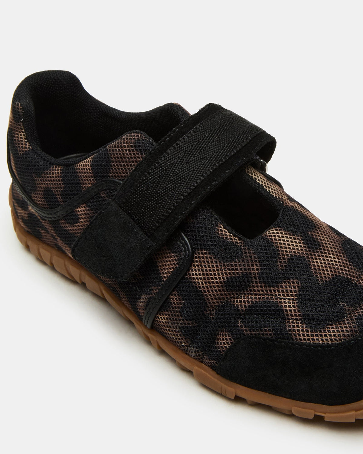 AGILITY Leopard Velcro Women's Mary Jane Low-Top Sneaker Steve Madden LEOPARD