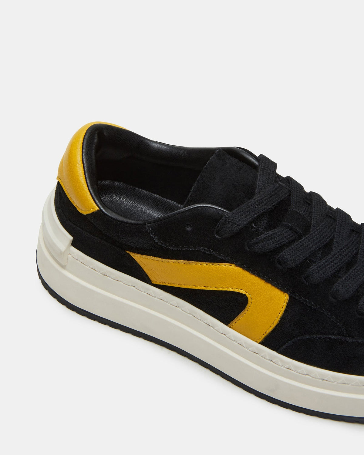 KICKFLIP Black Suede Platform Low-Top Sneaker | Women's Sneakers Steve Madden BLACK SUEDE
