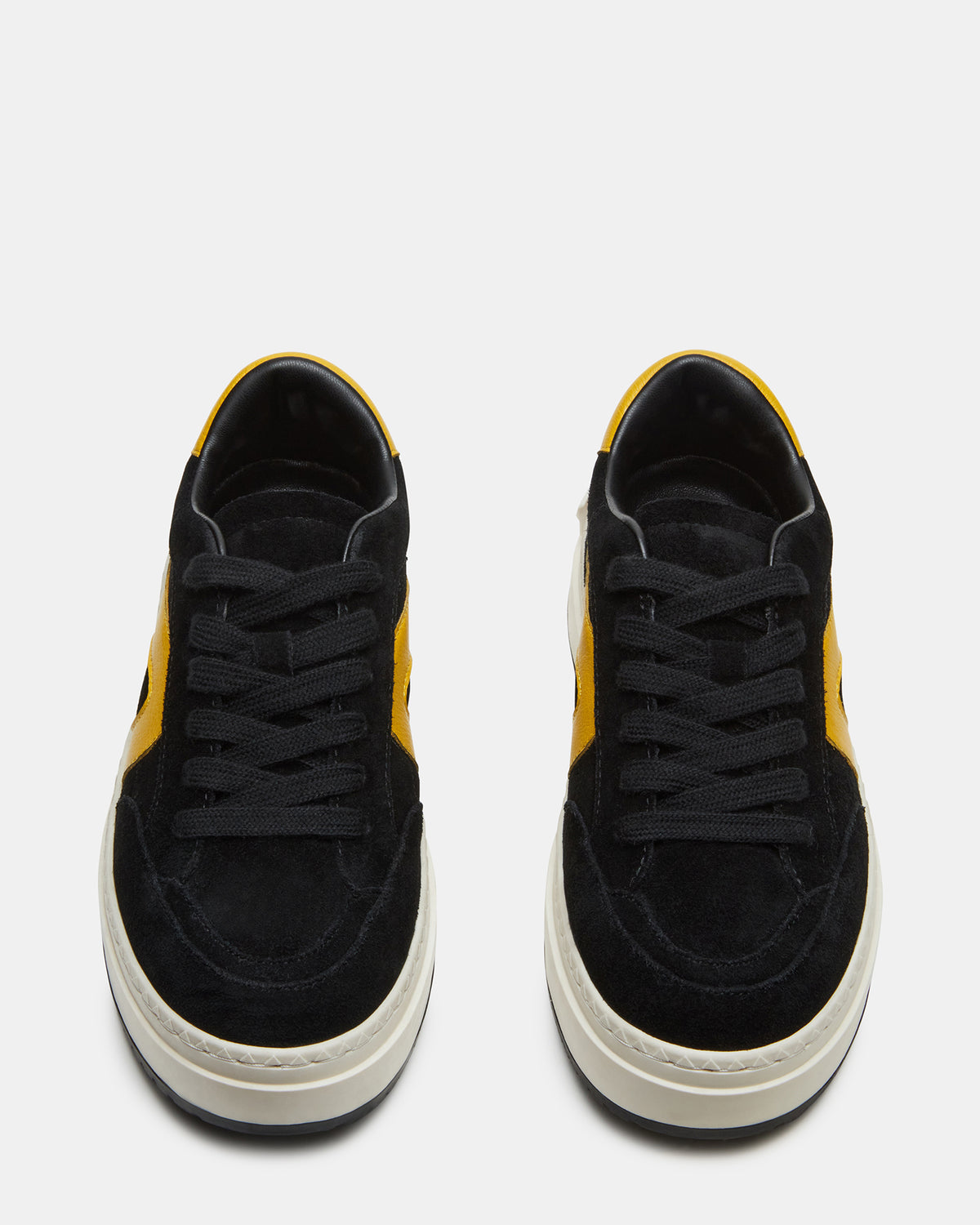 KICKFLIP Black Suede Platform Low-Top Sneaker | Women's Sneakers Steve Madden BLACK SUEDE