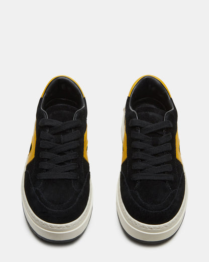 KICKFLIP Black Suede Platform Low-Top Sneaker | Women's Sneakers Steve Madden BLACK SUEDE