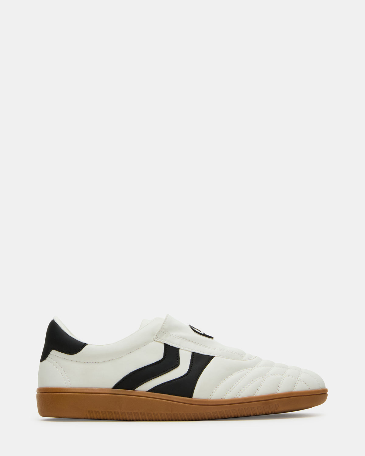 BOLT Black/White Low-Top Sneaker | Women's Sneakers Steve Madden BLACK WHITE