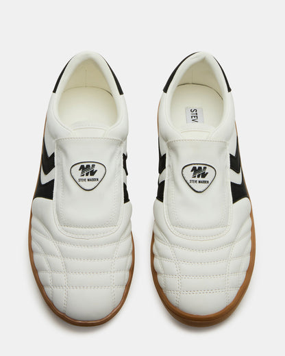 BOLT Black/White Low-Top Sneaker | Women's Sneakers Steve Madden BLACK WHITE