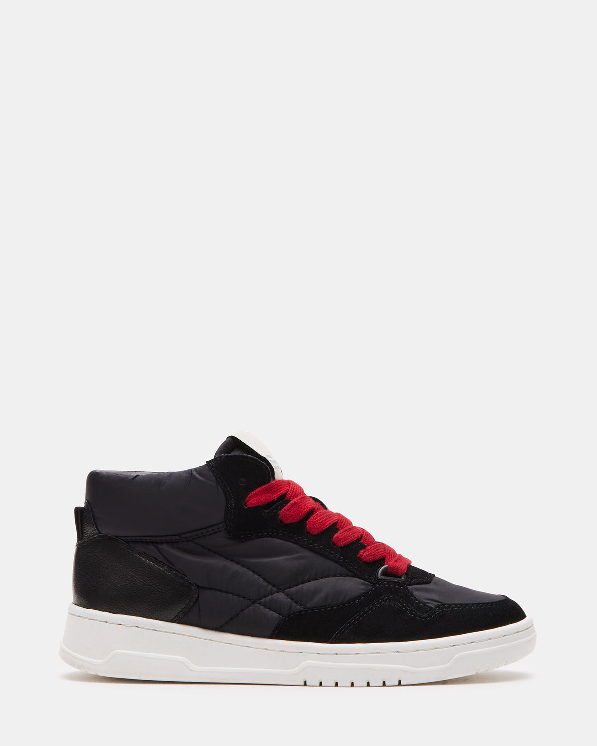 EVERETT Black Multi High-Top Lace-Up Sneaker | Women's Sneakers Steve Madden BLACK MULTI