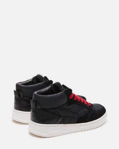 EVERETT Black Multi High-Top Lace-Up Sneaker | Women's Sneakers Steve Madden BLACK MULTI