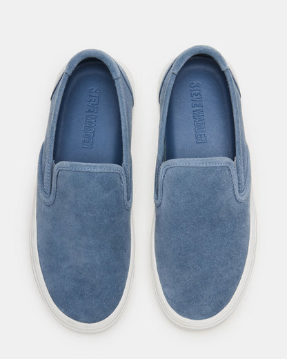 MURPHY Denim Suede Low-Top Sneaker | Women's Sneakers Steve Madden DENIM SUEDE