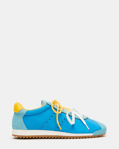 MIRAGE Blue/Yellow Low-Top Sneaker | Women's Sneakers Steve Madden BLUE YELLOW