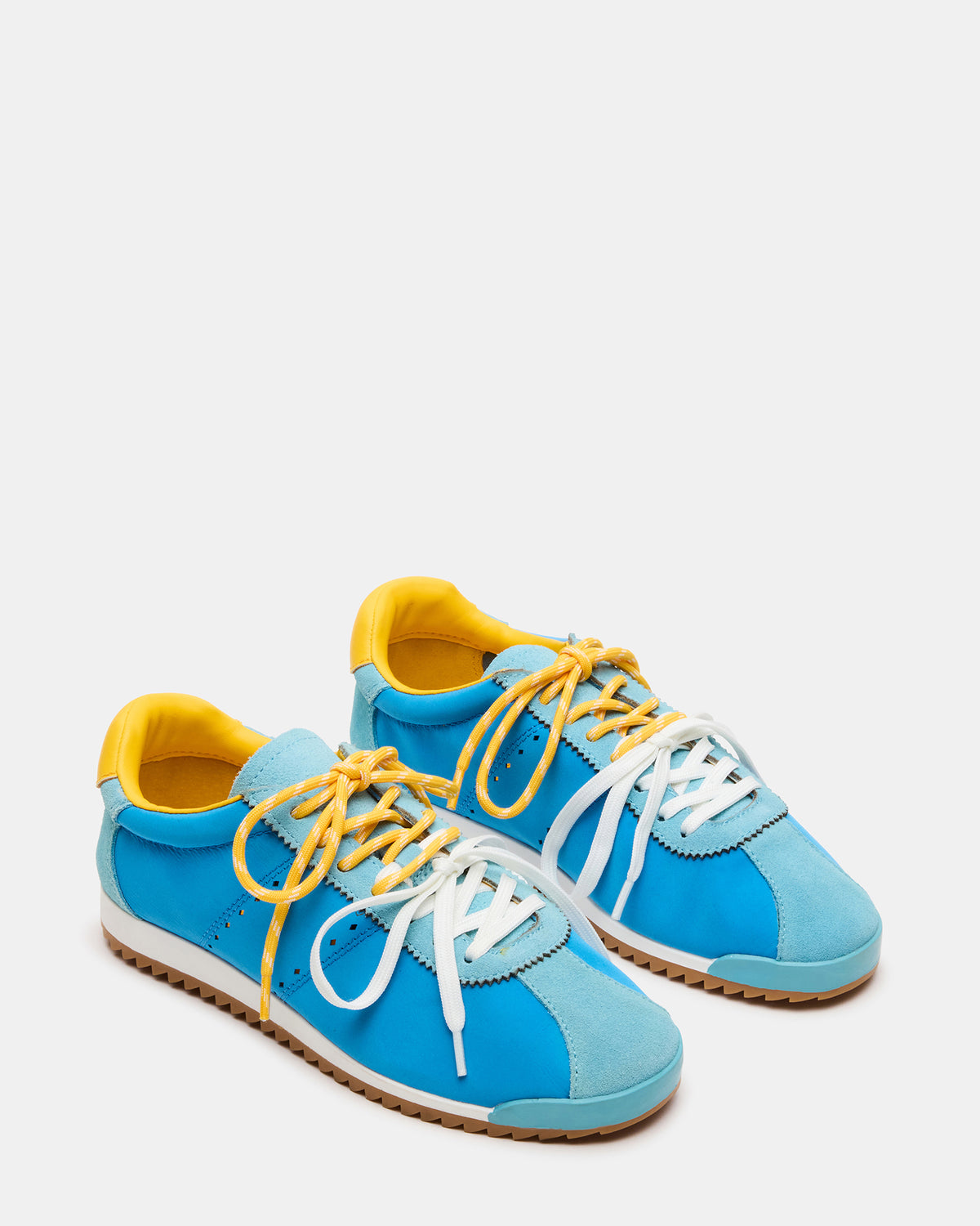 MIRAGE Blue/Yellow Low-Top Sneaker | Women's Sneakers Steve Madden BLUE YELLOW