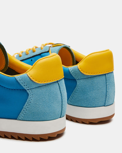 MIRAGE Blue/Yellow Low-Top Sneaker | Women's Sneakers Steve Madden BLUE YELLOW