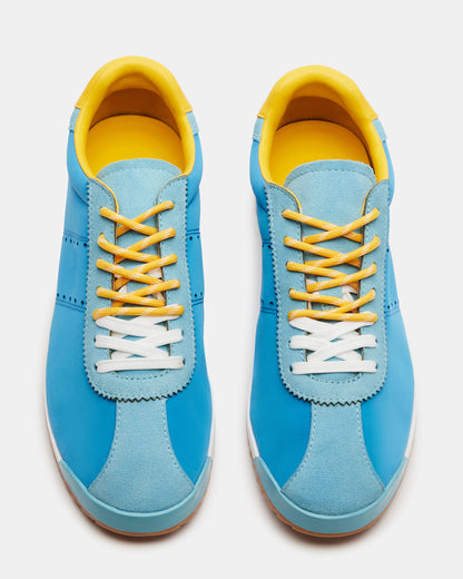MIRAGE Blue/Yellow Low-Top Sneaker | Women's Sneakers Steve Madden BLUE YELLOW
