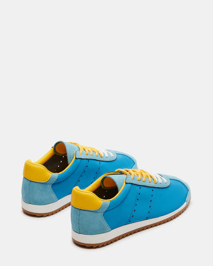 MIRAGE Blue/Yellow Low-Top Sneaker | Women's Sneakers Steve Madden BLUE YELLOW