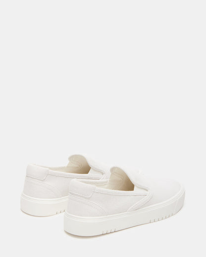 MURPHY White Suede Women's Low-Top Sneaker Steve Madden WHITE SUEDE