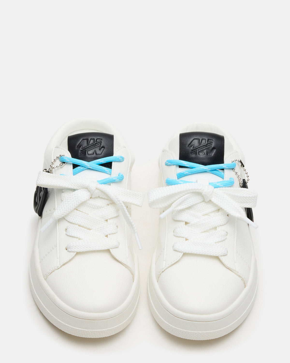 MARNEY White/Black Low-Top Lace-Up Mule Women's Sneaker Steve Madden WHITE/BLACK