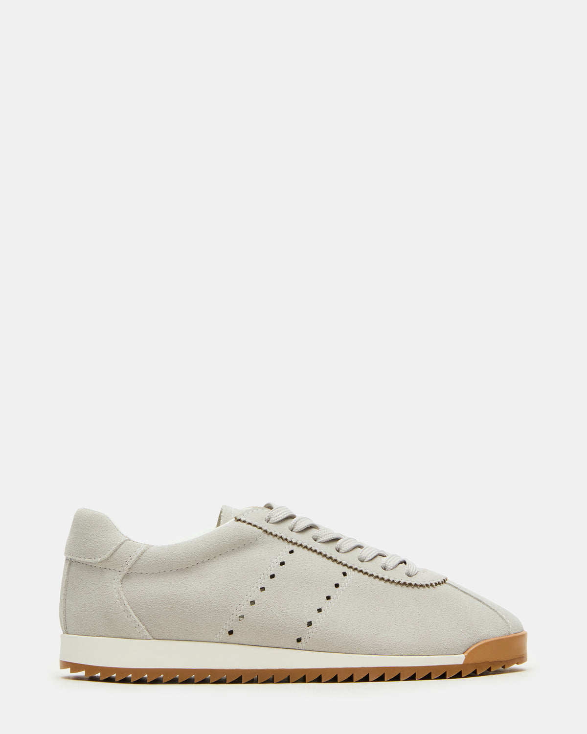 MIRAGE Grey Suede Low-Top Sneaker | Women's Sneakers Steve Madden GREY SUEDE