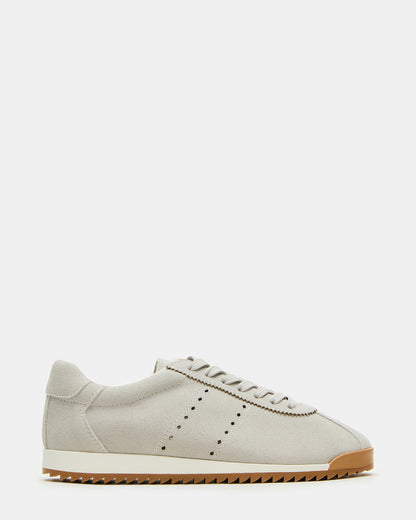 MIRAGE Grey Suede Low-Top Sneaker | Women's Sneakers Steve Madden GREY SUEDE
