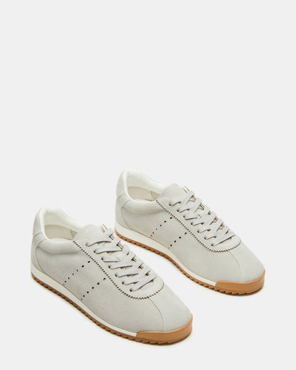MIRAGE Grey Suede Low-Top Sneaker | Women's Sneakers Steve Madden GREY SUEDE