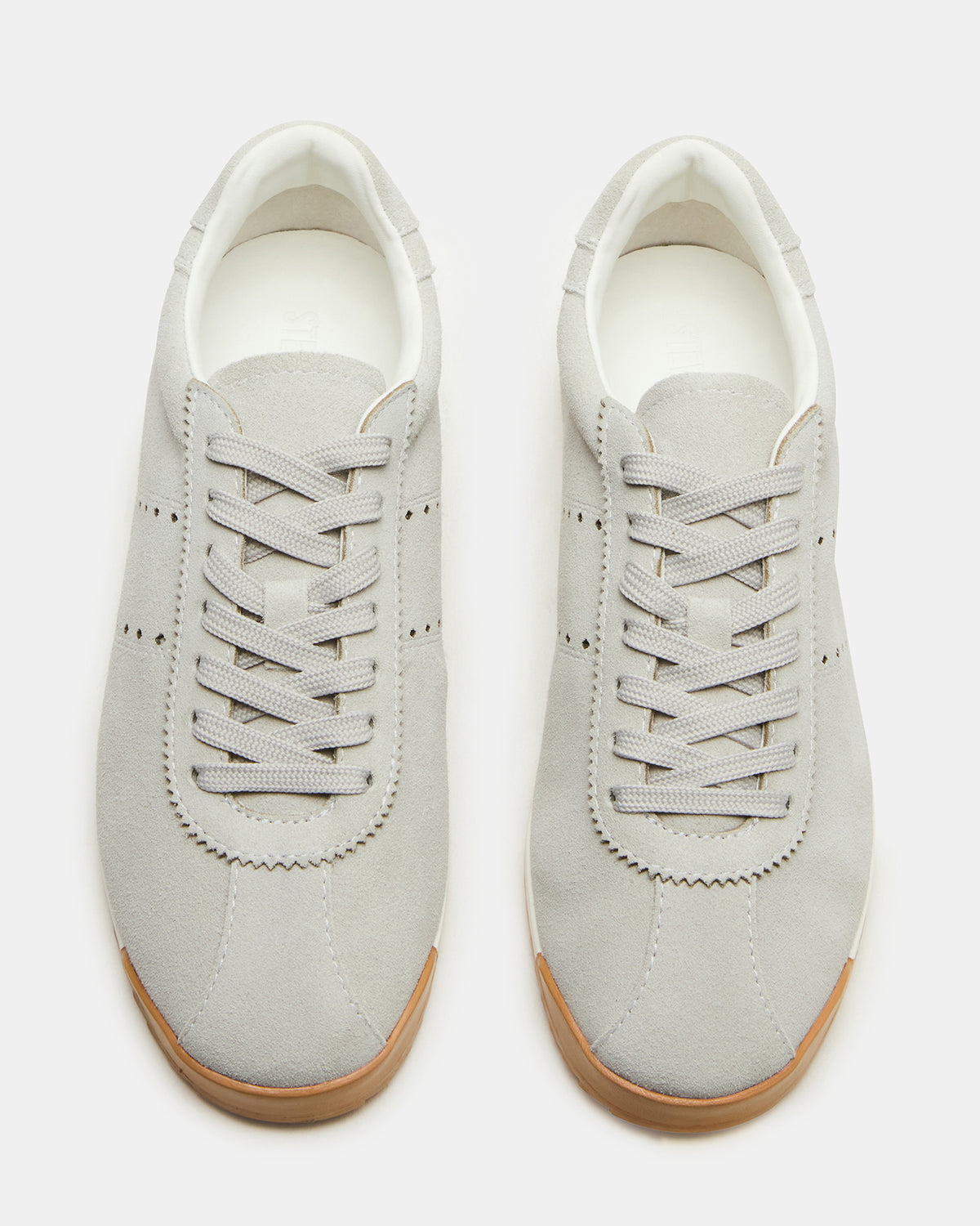MIRAGE Grey Suede Low-Top Sneaker | Women's Sneakers Steve Madden GREY SUEDE