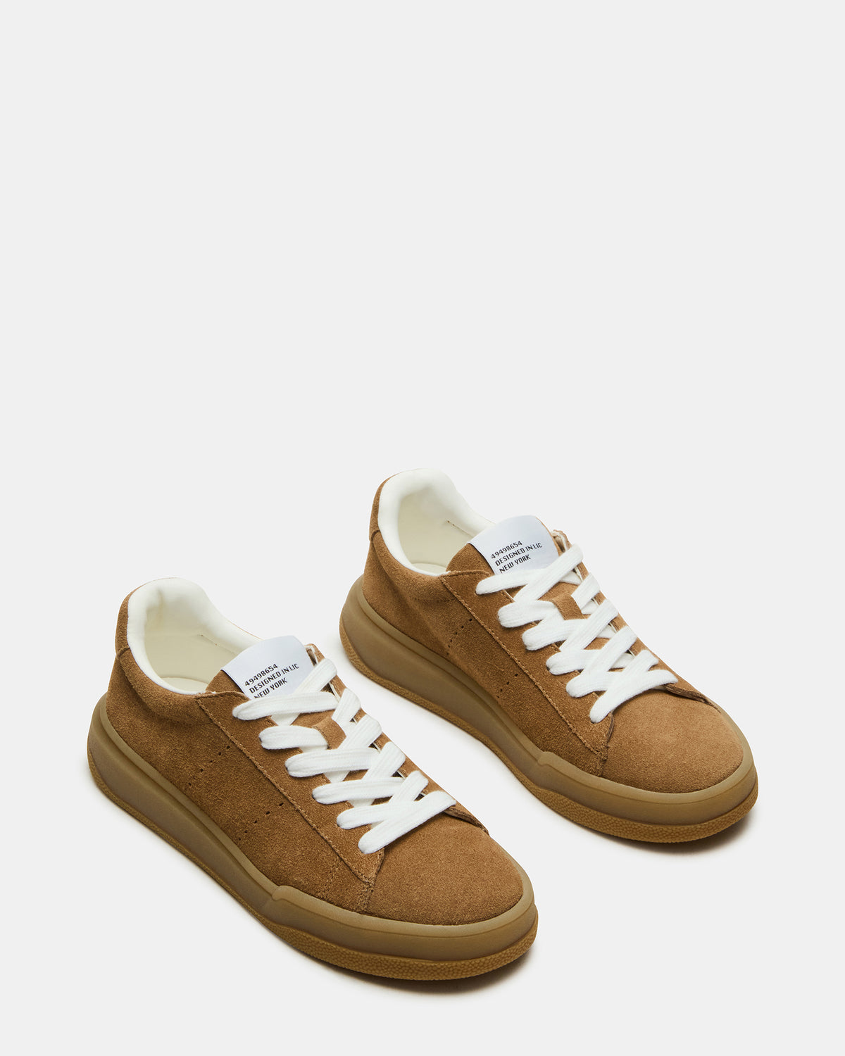 STRIVE Tan Suede Low-Top Lace-Up Sneaker | Women's Sneakers Steve Madden TAN SUEDE