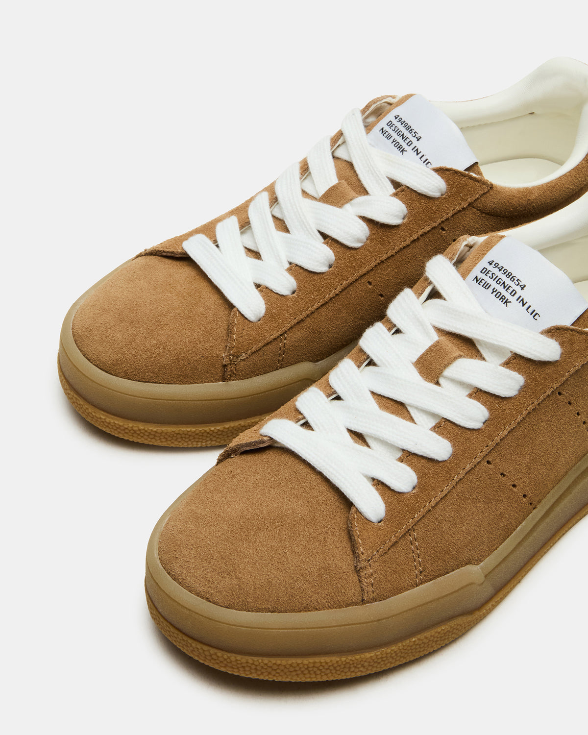 STRIVE Tan Suede Low-Top Lace-Up Sneaker | Women's Sneakers Steve Madden TAN SUEDE