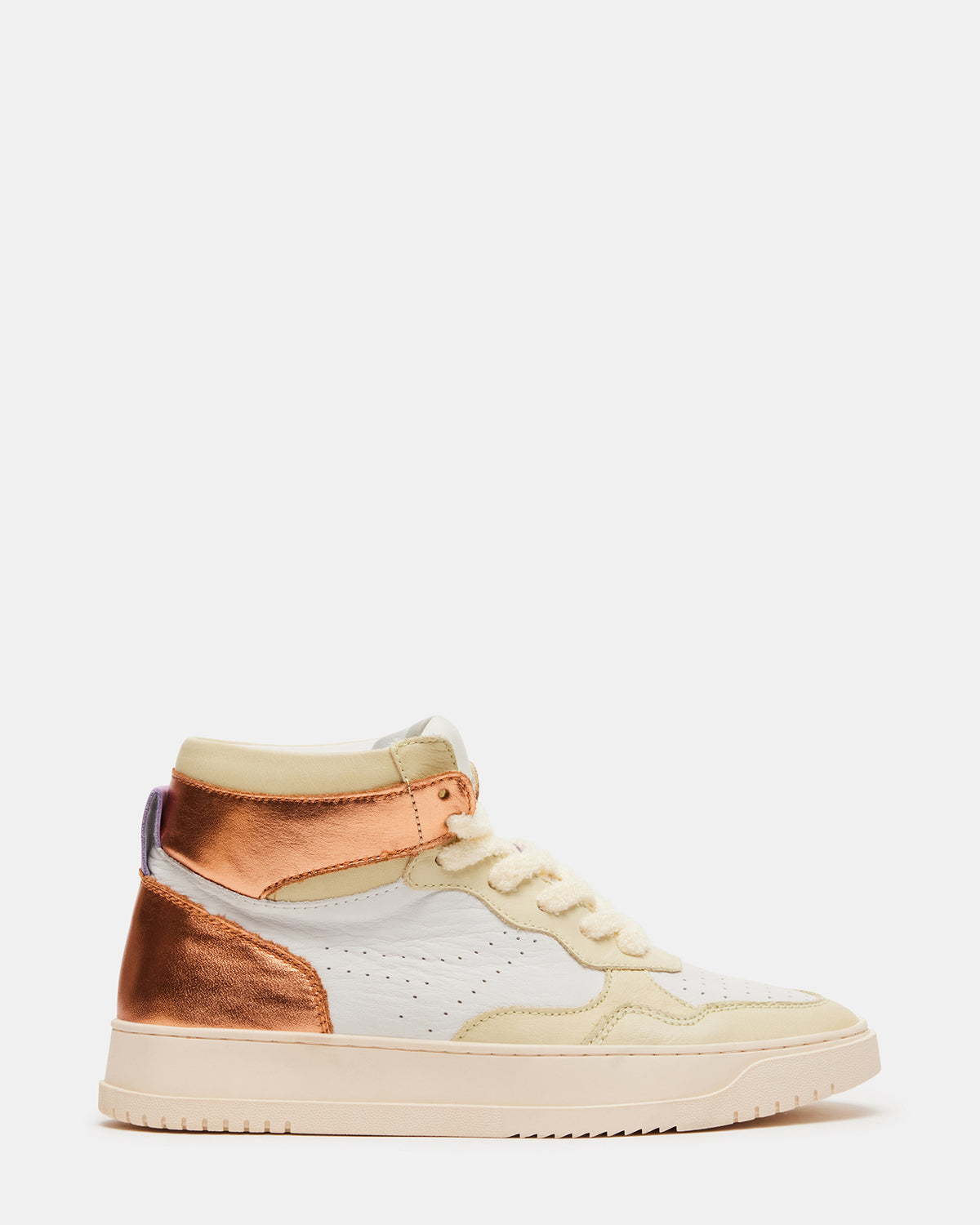 MARKED Yellow Multi High-Top Lace-Up Sneaker | Women's Sneakers Steve Madden YELLOW MULTI