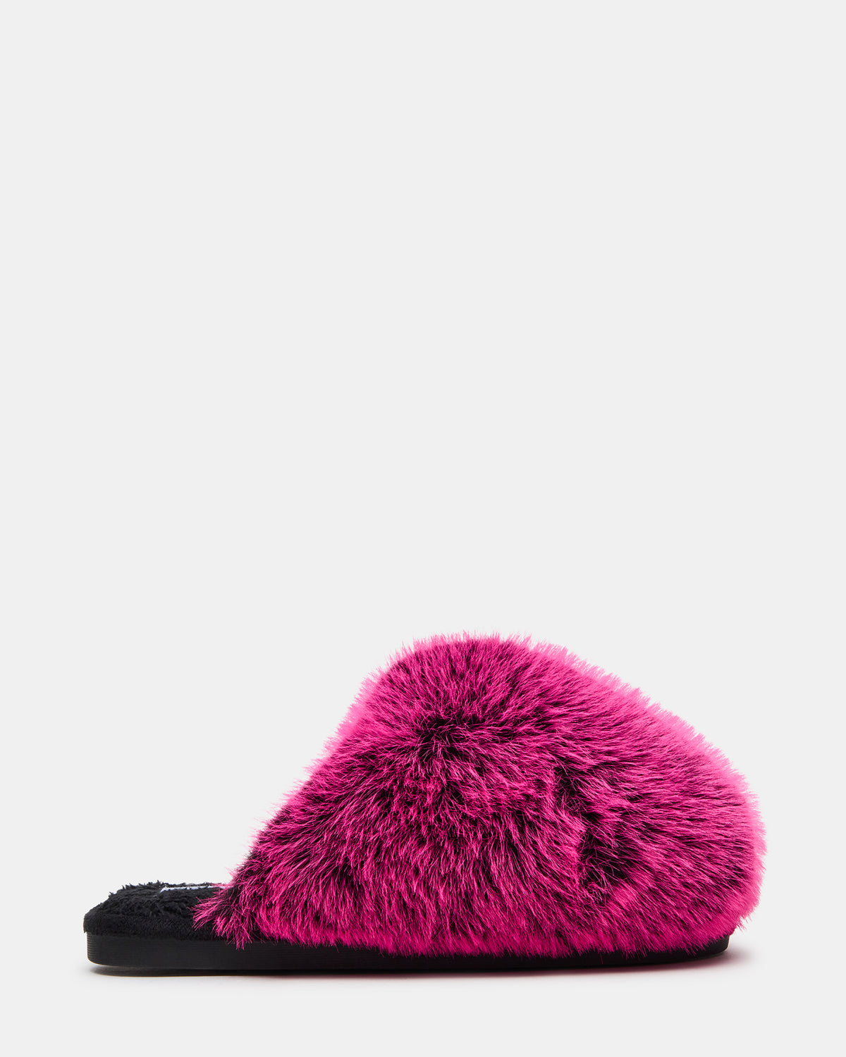 POOF Fushia Slip-On Faux Fur Mule Women's Flat Steve Madden FUSHIA