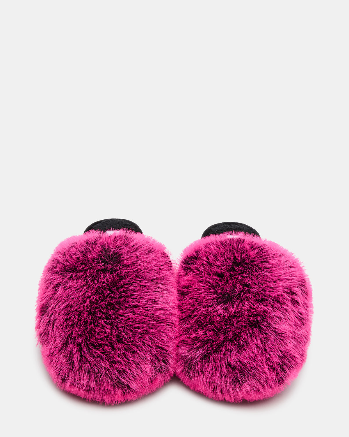 POOF Fushia Slip-On Faux Fur Mule Women's Flat Steve Madden FUSHIA