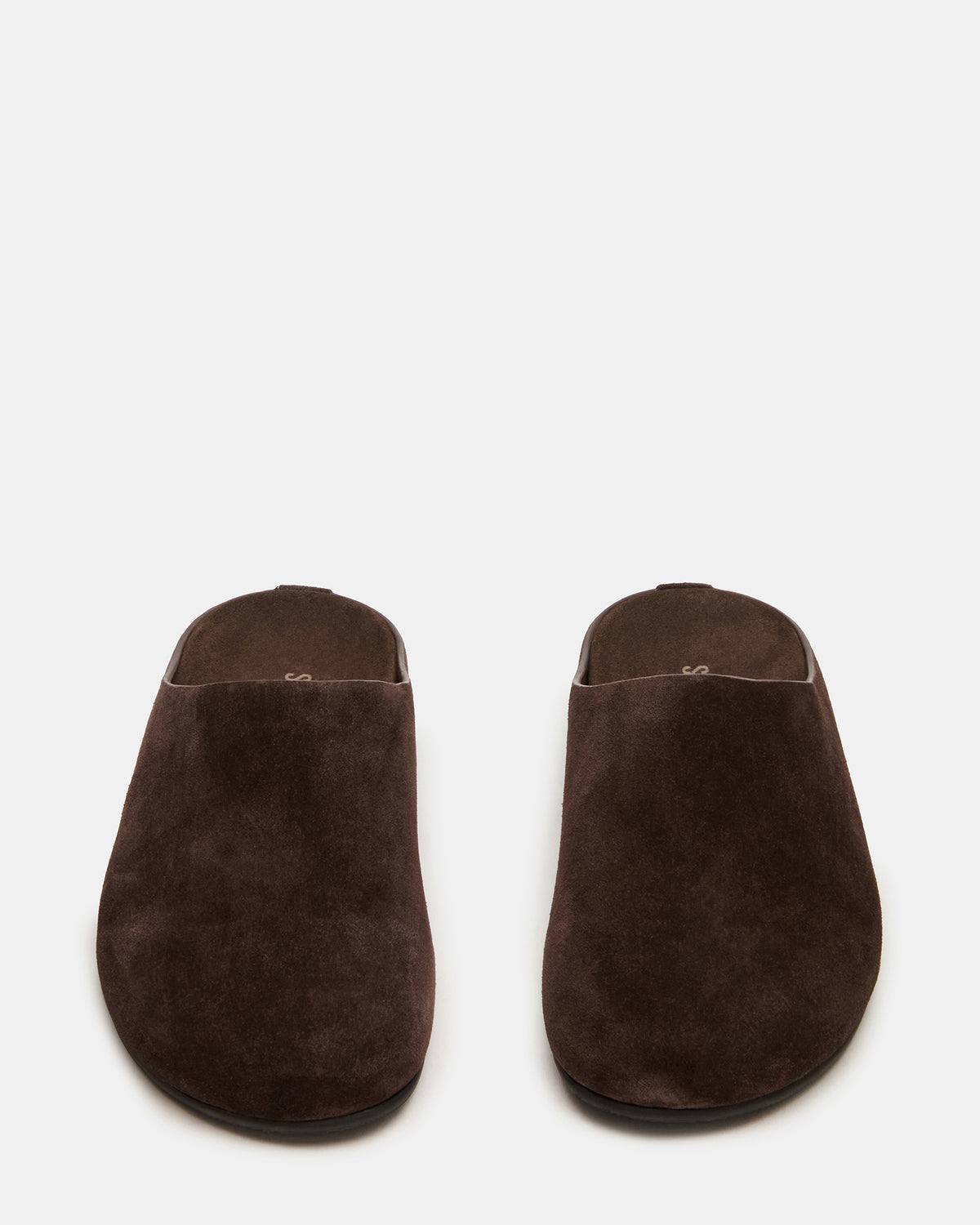 FERN Brown Suede Mule Slip-On Round-Toe Women's Flat Steve Madden BROWN SUEDE