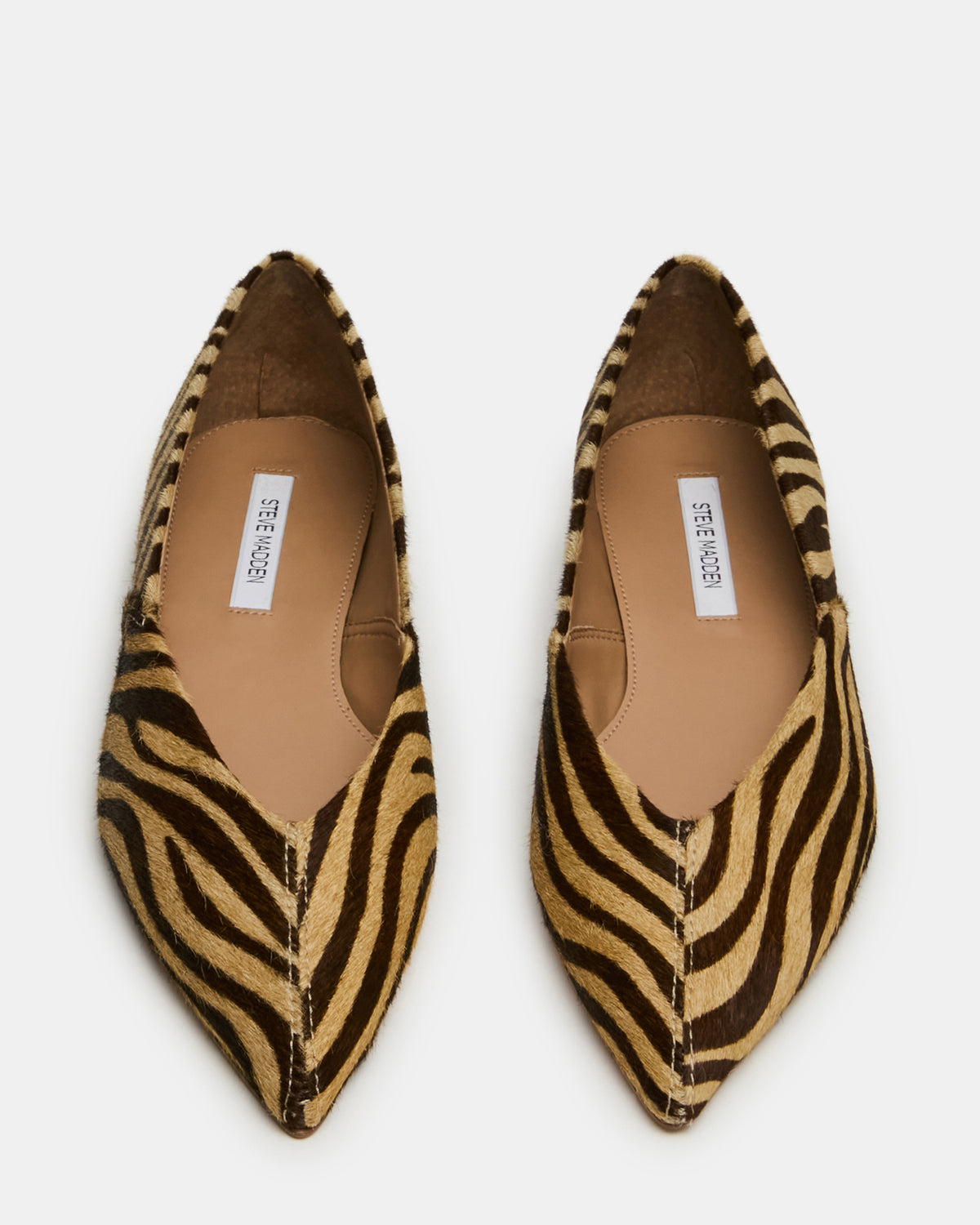 TOVI Tiger Pointed-Toe Ballet Women's Flat Steve Madden TIGER