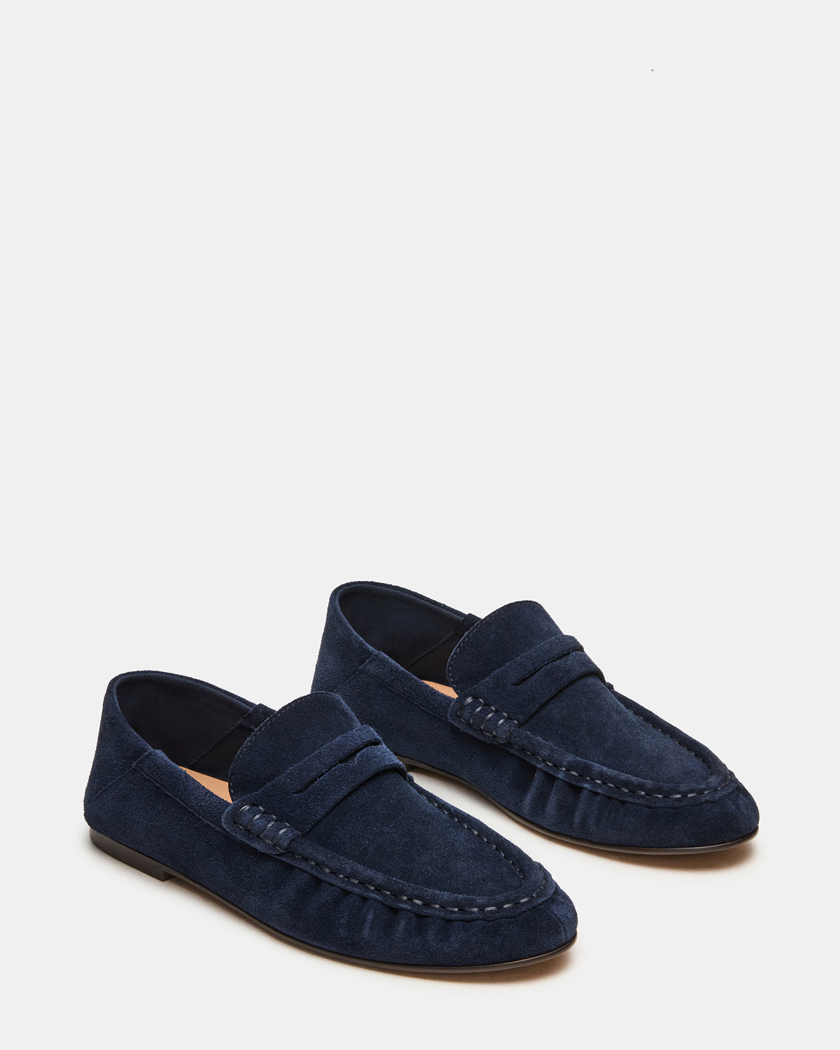 ROGER Navy Suede Slip-On Women's Loafer Steve Madden NAVY SUEDE