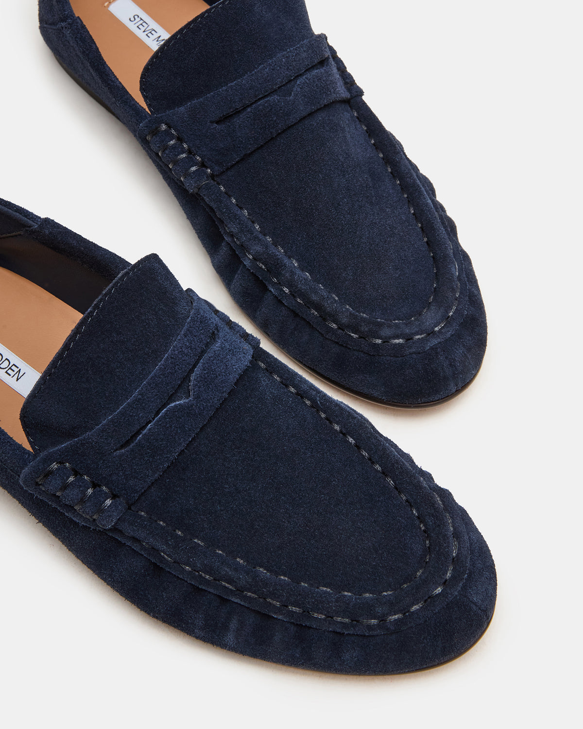ROGER Navy Suede Slip-On Women's Loafer Steve Madden NAVY SUEDE