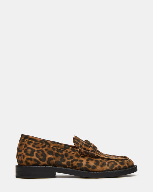 MADISON Leopard Suede Women's Penny Loafer Steve Madden LEOPARD SUEDE