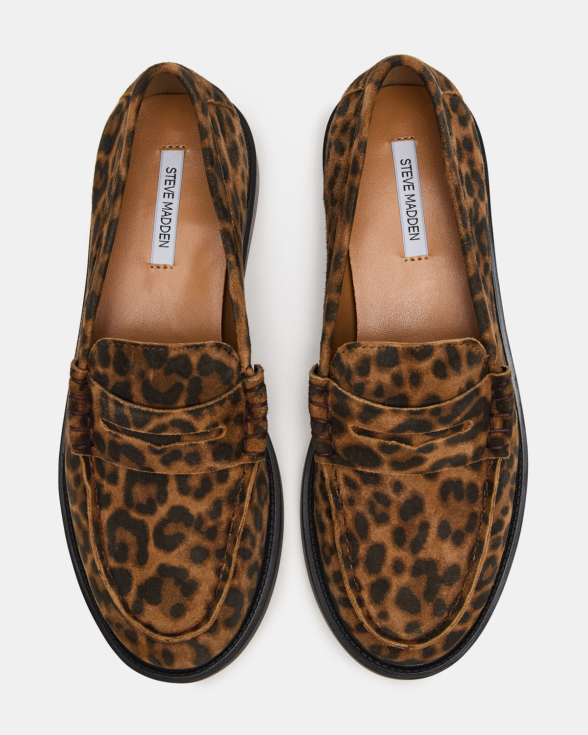 MADISON Leopard Suede Women's Penny Loafer Steve Madden LEOPARD SUEDE