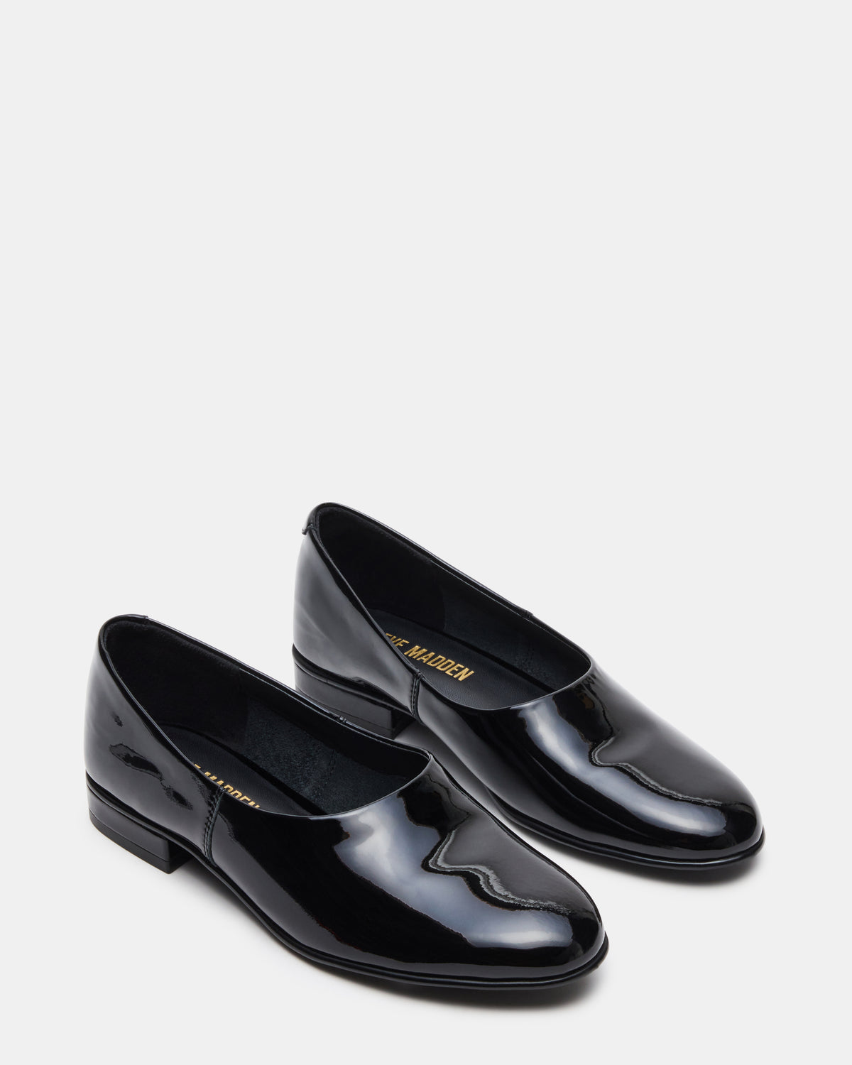 RANDALL Black Patent Ballet Women's Flat Steve Madden BLACK PATENT