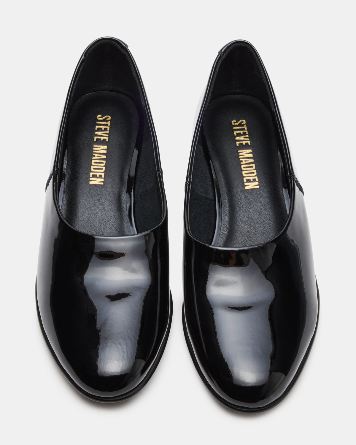 RANDALL Black Patent Ballet Women's Flat Steve Madden BLACK PATENT