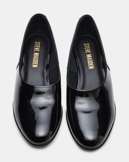 RANDALL Black Patent Ballet Women's Flat Steve Madden BLACK PATENT