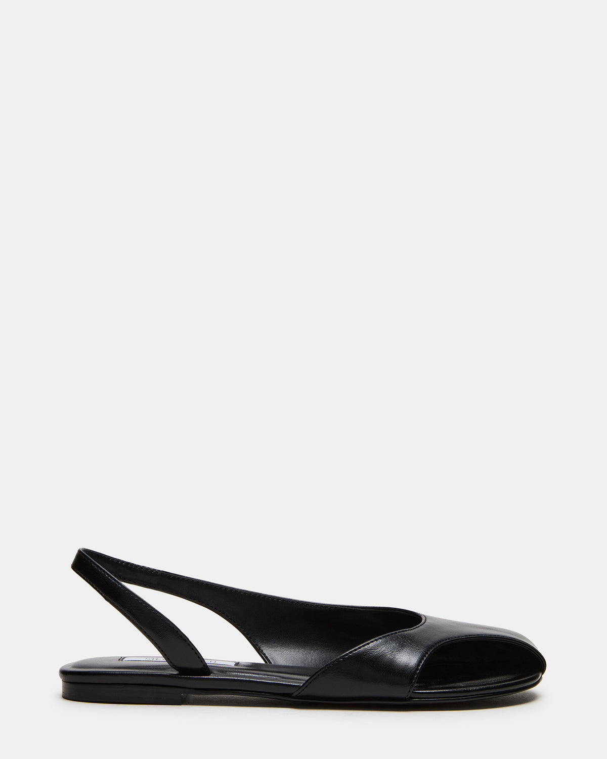 ZEST Black Slingback Cut-Out Round-Toe Women's Flat Steve Madden BLACK