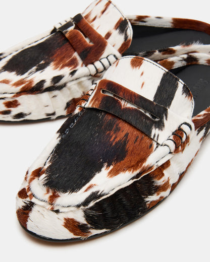 RAFE Brown Multi Slip-On Mule Women's Flat Steve Madden BRN MULTI
