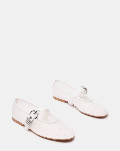 LUCIA Pearl Mesh Mary Jane Ballet Women's Flat Steve Madden PEARL