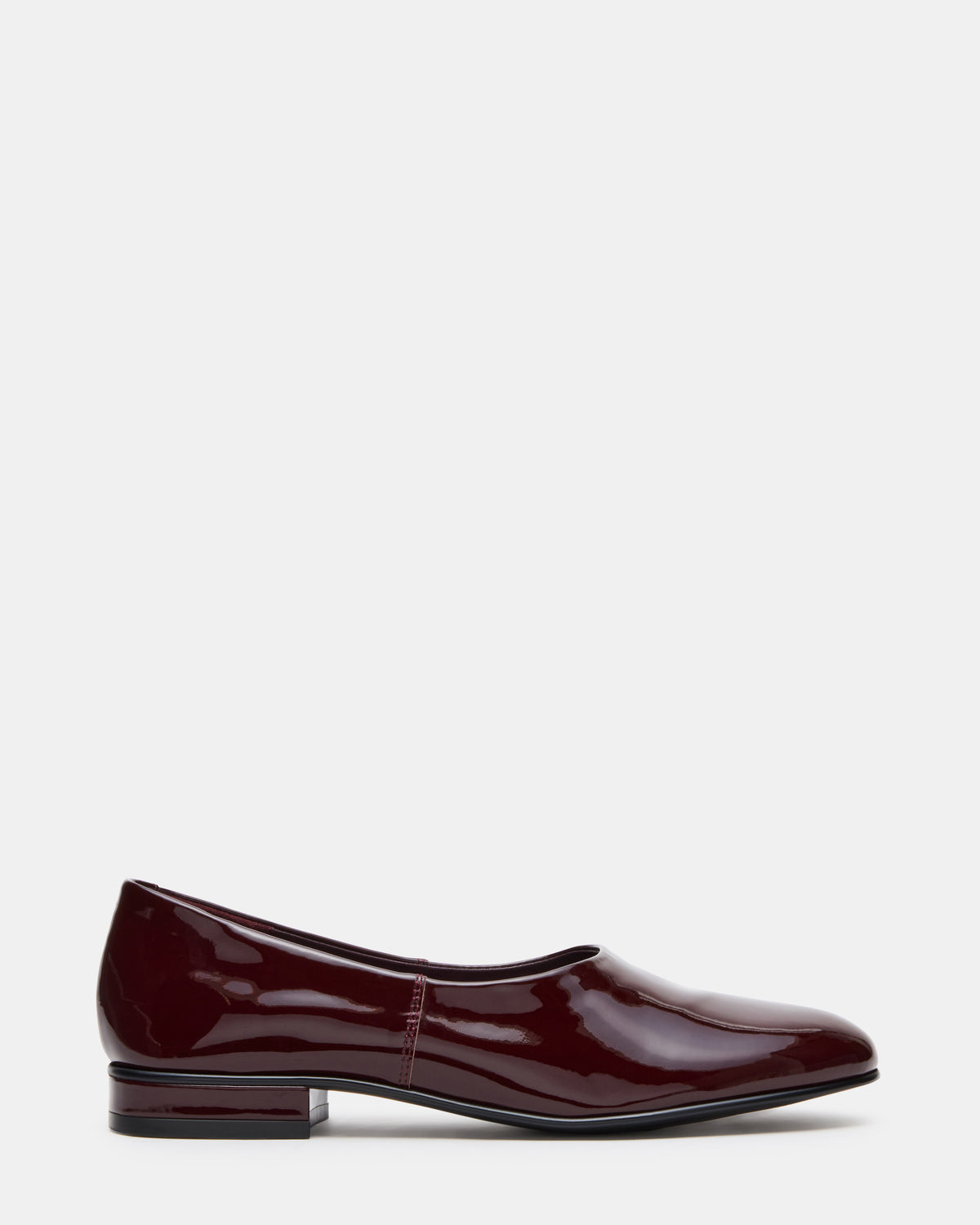 RANDALL Burgundy Patent Ballet Women's Flat Steve Madden BURGUNDY PATENT
