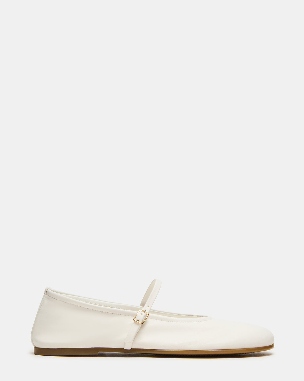 BESETTE Bone Leather Mary Jane Ballet Women's Flat Steve Madden BONE LEATHER