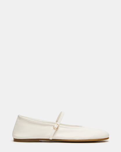 BESETTE Bone Leather Mary Jane Ballet Women's Flat Steve Madden BONE LEATHER