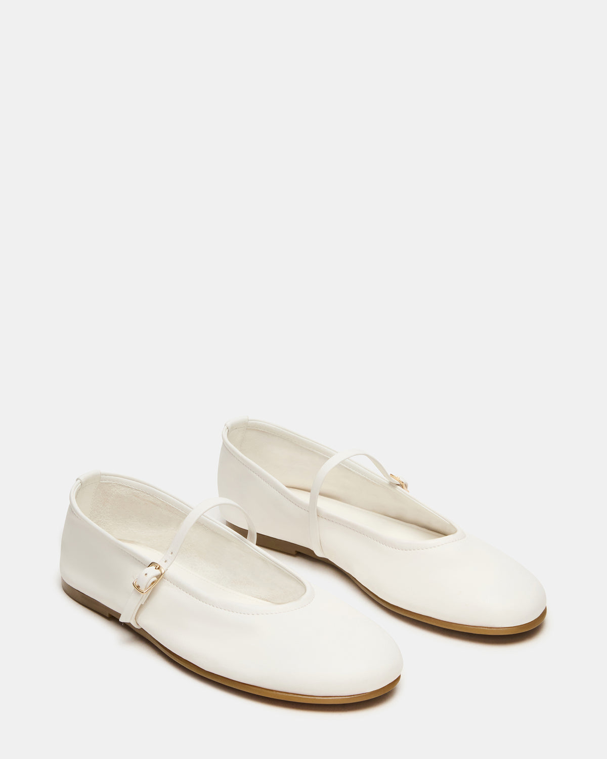 BESETTE Bone Leather Mary Jane Ballet Women's Flat Steve Madden BONE LEATHER