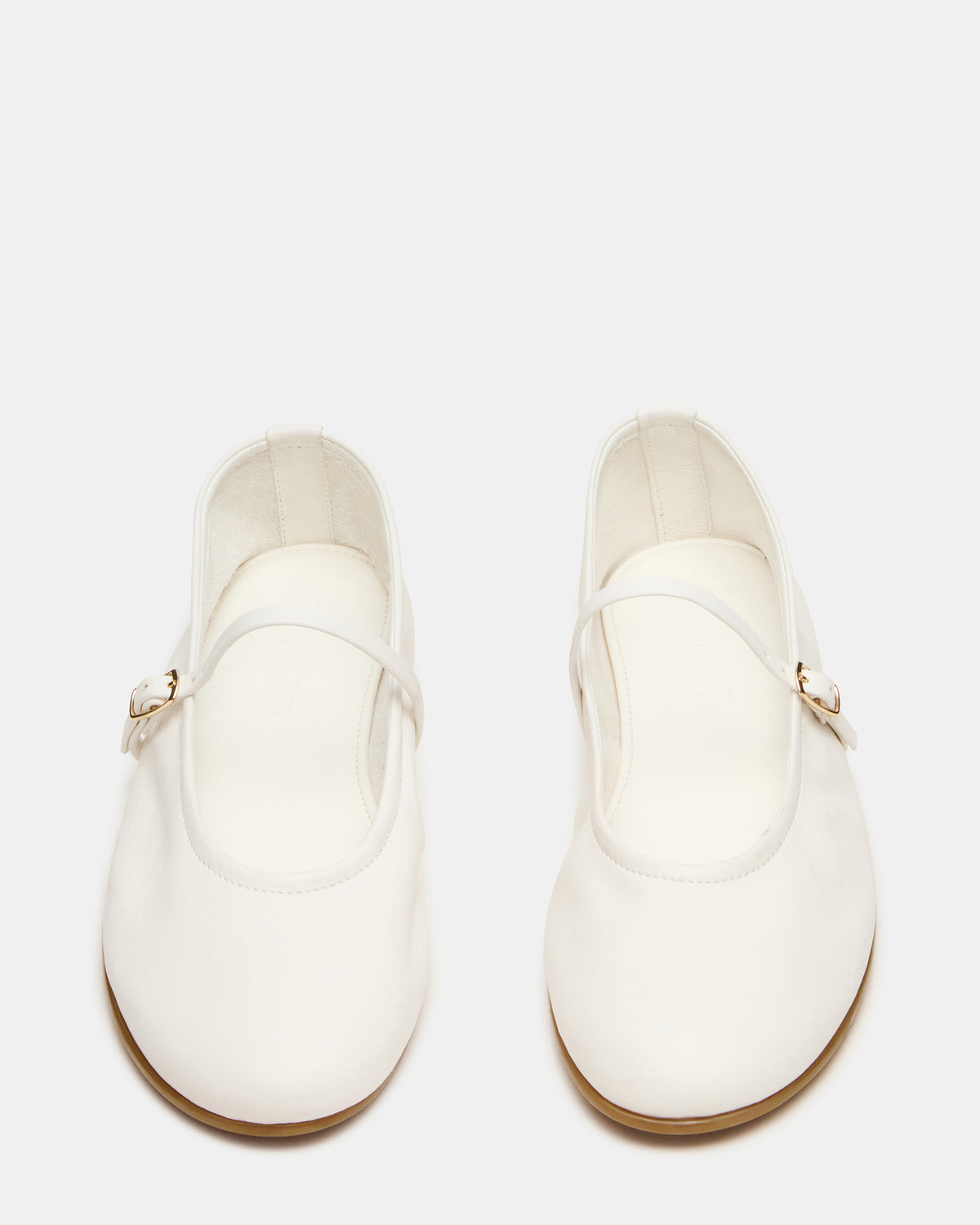 BESETTE Bone Leather Mary Jane Ballet Women's Flat Steve Madden BONE LEATHER