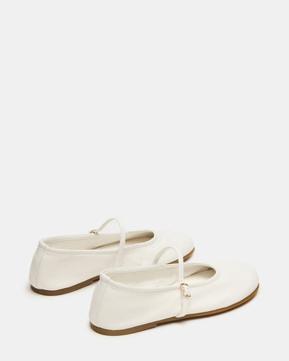 BESETTE Bone Leather Mary Jane Ballet Women's Flat Steve Madden BONE LEATHER